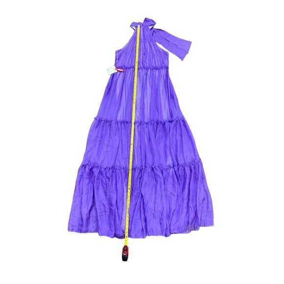 Mac Duggal Ieena Sz 10 Dress 55848 Halter A-Line Evening Gown Orchid Purple New - Picture 10 of 11